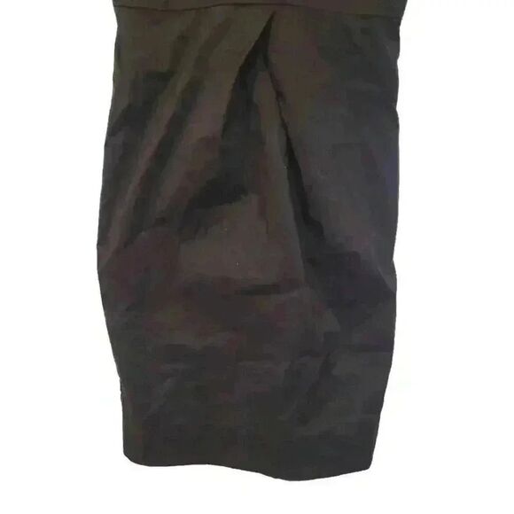 Diane von Furstenberg Women's Black Cotton/Poly Lined Cocktail Party Dress - Picture 5 of 10